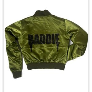 ThugAbe ‘Baddie’ bomber jacket